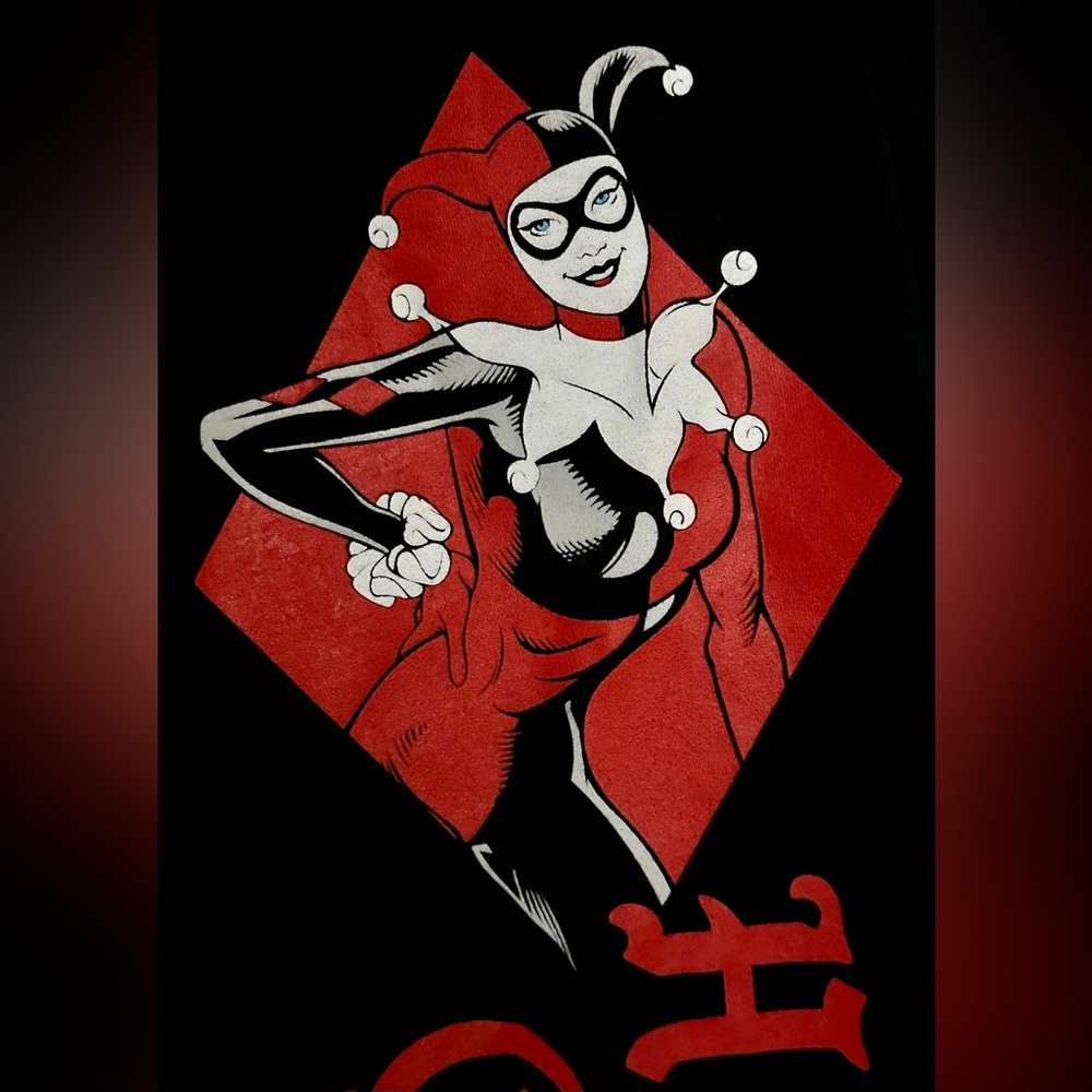 DC Comics Harley Quinn Guys Pajama Pants NWOT Large - Picture 5 of 8